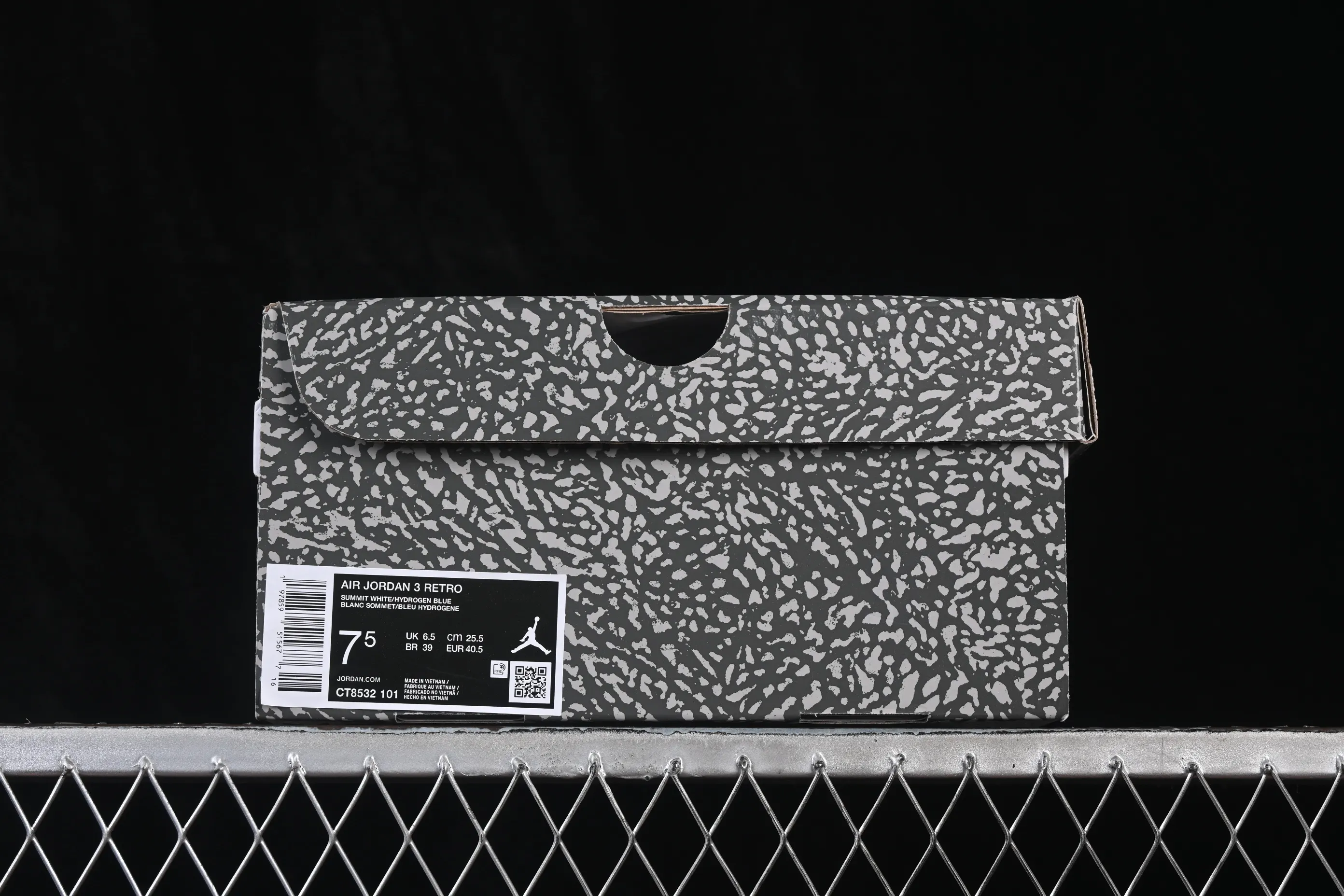 All categories Air Jordan Jordan series basketball shoes Air Jordan 3 LJR version Air Jordan 3 Retro "Lucky Shorts" AJ3 Joe 3 Lucky Shorts North Carolina Blue CT8532-101